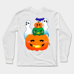 Halloween Scene Long Sleeve T-Shirt